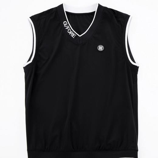 G*家新款男士薄款V领防风背心进口聚酯化纤与尼龙混纺 M424036200 商品图0