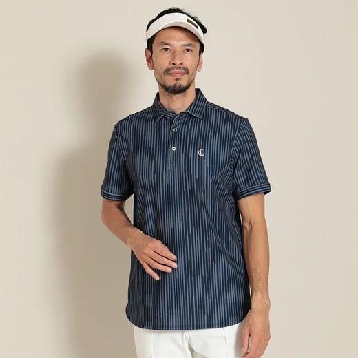 CALLAWAY GOLF 高尔夫 男士 变形条纹短袖 翻领衬衫 商品图2