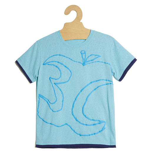 CryingCenter半透雪花竹节棉发泡3c苹果印花正肩修身短袖哭喊中心 商品图10