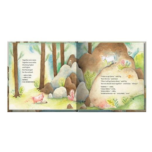 海豚绘本花园：永远在一起中英双语平装点读绘本人人应读的枕边书 商品图4