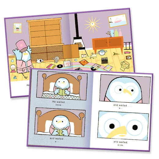 【中英双语】晚安猫头鹰海豚绘本花园精装点读版儿童英文英语启蒙故事书幼儿0-1-2-3-4岁5-6周岁幼儿园宝宝婴儿早教读物 商品图1