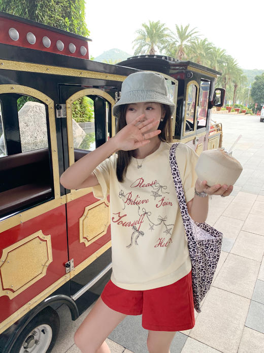 【110元任选2件】最后一波现货！字母印花短袖T 商品图5