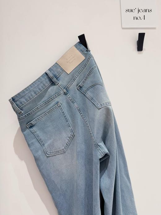 极其稀有孤品 | 会呼吸的牛仔裤 freecross四面弹工艺(不易变形不易鼓包!!） 淡蓝色 商品图1