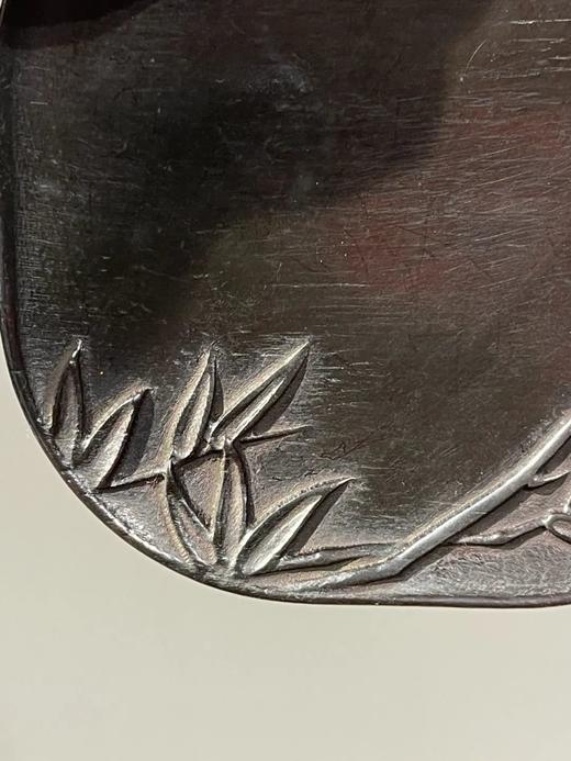 酸枝木雕竹燕图方盘，顺丰包邮 商品图11