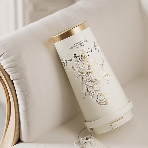 【多样屋专柜】多样屋铃兰系列闪耀保温杯咖啡杯 女士高颜值吸管水杯500ml 商品图4