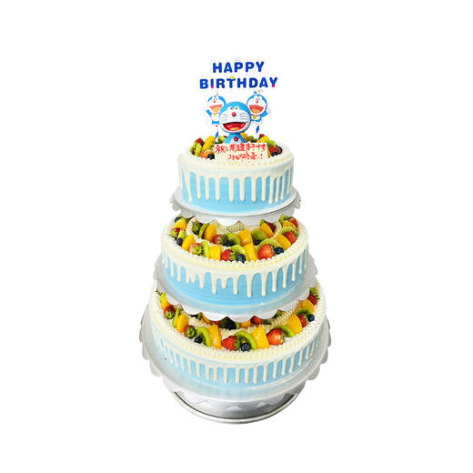 味美特“哆啦A梦”(含架子押金200元)-哆啦A梦是玩具插件，不可食用哦-蛋糕至少提前2天预定-及时添加客服微信咨询 商品图0