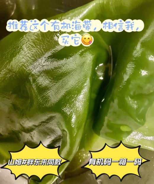 山姆&胖东来同款【有机海带】大海中的“冬虫夏草” 有机认证 一箱一码 非人工养殖 40米深海自然生长 新鲜采摘 入口嫩滑 味道鲜美 商品图0