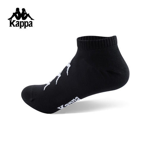 Kappa卡帕背靠背运动袜男女款2025新款夏季透气跑步短筒袜子船袜K0FX8WC09 商品图1