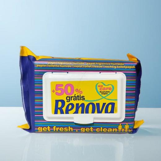 RENOVA乳液湿厕纸 60抽/包 商品图0