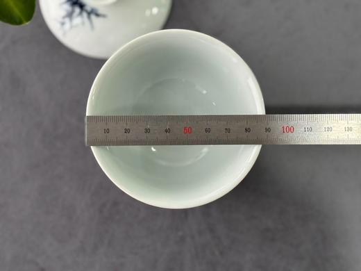 【家有好器】景德镇青花釉里红手绘花中君子带壶承三才盖碗《梅兰竹菊》 商品图3