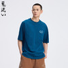 ONIARAI/鬼洗25春夏新品泥棒蓝微笑天使绣花短袖T恤男式 25NOB35 商品缩略图1