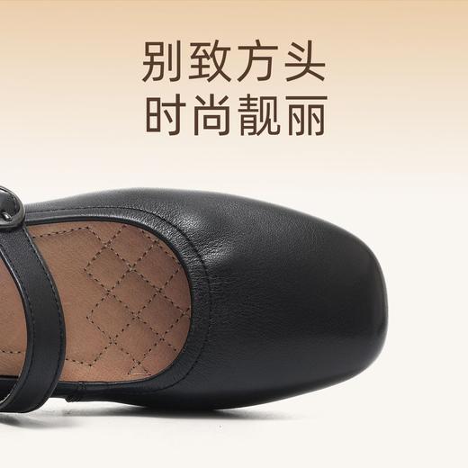 信诺真皮软底女鞋中老年妈妈鞋2025春秋新款舒适不累脚轻便单鞋子5C5009-17 商品图3