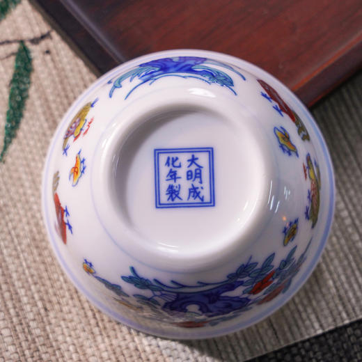 大明成化斗彩鸡缸杯 “当代督陶官”阳士琦大师监制 手握两亿捌，今年顶呱呱 商品图1