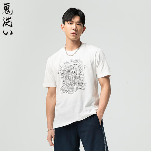 ONIARAI/鬼洗25春夏新品创世圣甲虫荷鲁斯之眼短袖T恤男 J850197 商品图0