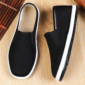 雀说老北京布鞋夏季工作鞋男士一脚蹬男鞋千层底布鞋男布鞋休闲老布鞋ALXGY02