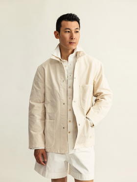 Fortela 米色四袋工装夹克