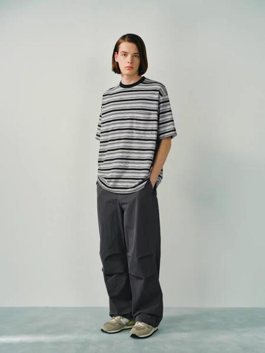 EviStub/E-5CCK210/ 轻量化徒步防晒运动棉尼龙阔腿伞兵裤 商品图2