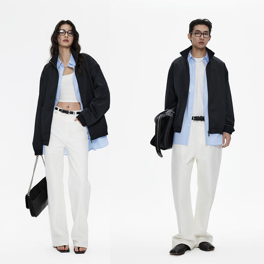 棉仓3521011001-【穿上就走】SOLOTEX防泼水抗皱舒适立领教练夹克 商品图2