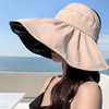 【火爆ins遮阳帽！超显脸小不闷汗！】防紫外线遮阳帽骑车空顶太阳帽子女夏季渔夫帽。ry 商品缩略图8