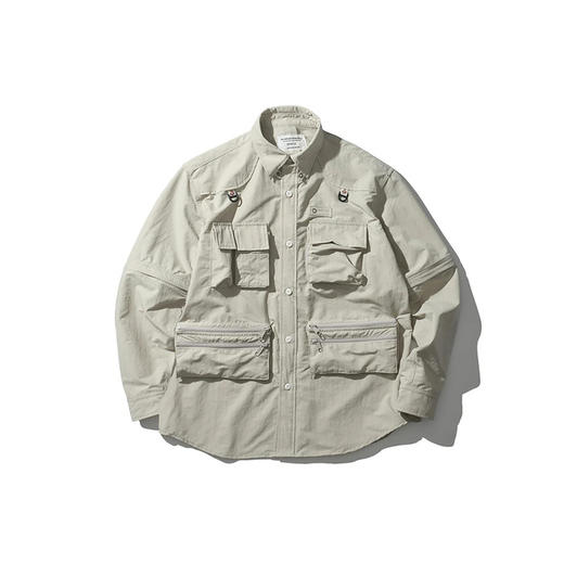 Mountain Research Phishing 户外机能风多袋长袖衬衫 袖子可拆卸 商品图1