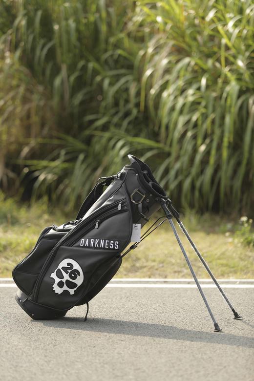 高尔夫球包支架男士GOIF骷髅头PU单肩高尔夫球脚架球车包 商品图6