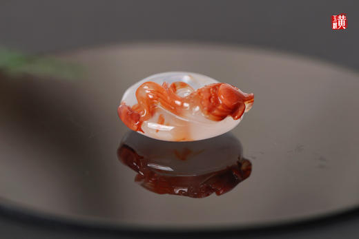 南红冰飘平安扣吊坠，配精美挂绳 商品图3