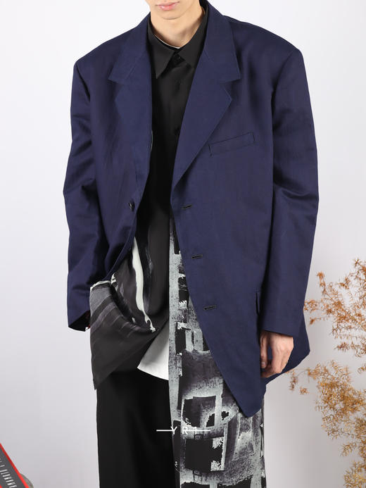 Yohji Yamamoto | 3Bs靛蓝西装 商品图3