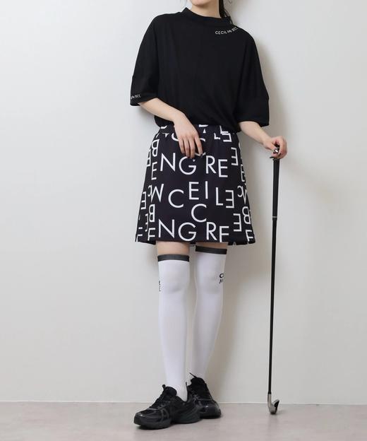 CECIL MCBEE 高尔夫 女士 夏季新款通体大ogo字母印花短裙 商品图1