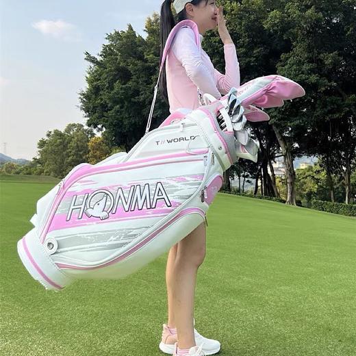 新款高尔夫球包红马男女通用进口防水PU高尔夫包花仙子全套球杆包 商品图1