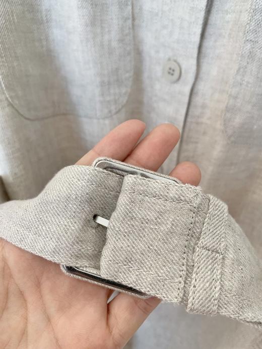 【高品质私服】【IC亚麻斜纹及膝连衣裙】G1326-CC【无标出货 介意慎拍】 商品图13