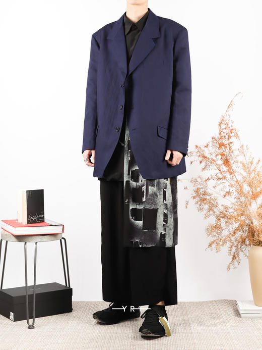 Yohji Yamamoto | 3Bs靛蓝西装 商品图1