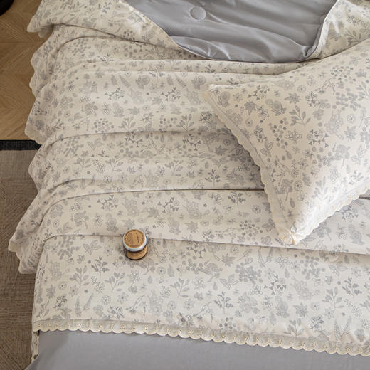 【5折购】A类双层纱大豆夏凉被空调被夏被四件套 商品图10