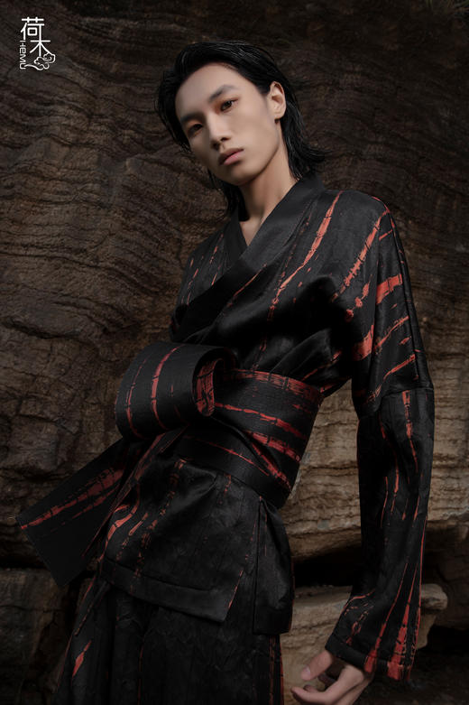 荷木HEMU丨朱栏·交领上衣 商品图4