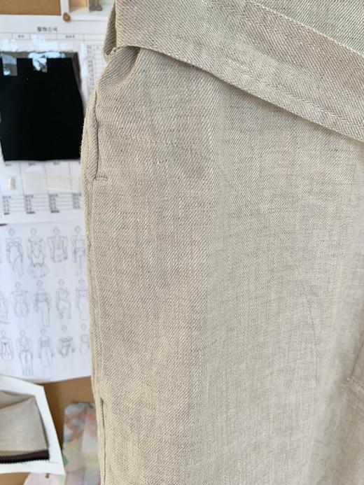 【高品质私服】【IC亚麻斜纹及膝连衣裙】G1326-CC【无标出货 介意慎拍】 商品图12