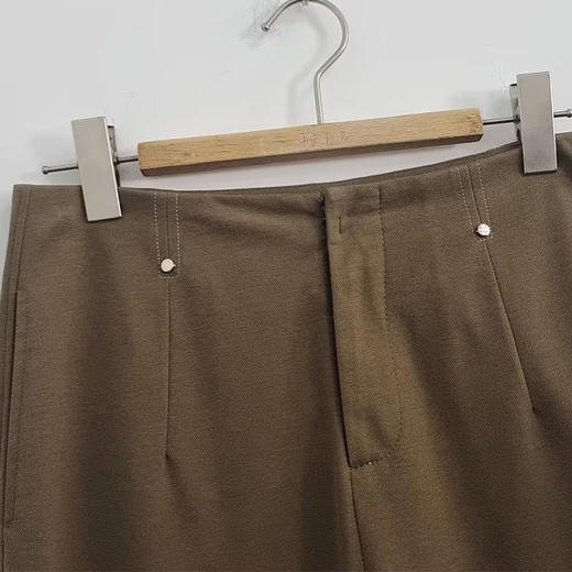 VIVIAN LIU A2515001梅春女装新款斜插兜显瘦连腰休闲老爹裤 商品图3