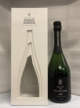 Charles Heidsieck Blanc des Millenaires（gift box）查尔斯海瑟克千禧白中白香槟（带礼盒）2007