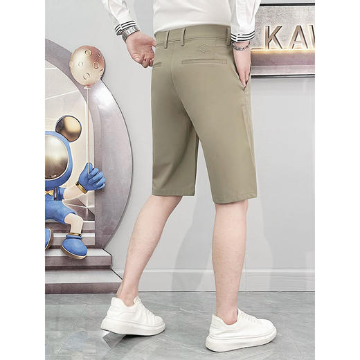 五分休闲短裤男士夏季薄款宽松直筒中裤子西裤  YMXZ-907/D07* 商品图5