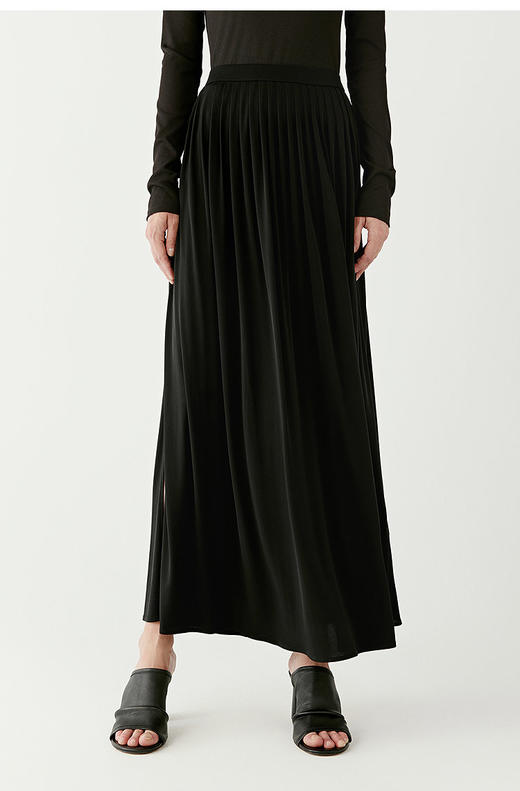 【高品质私服】【IC真丝针织布长款半身裙】手感垂坠  强捻纱线  飘逸浪漫G1234-CC【无标出货 介意慎拍】 商品图1