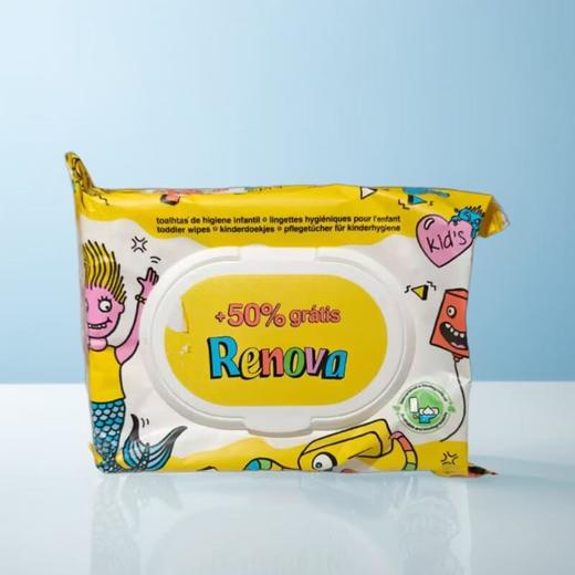 RENOVA儿童湿厕纸 60抽/包 商品图0