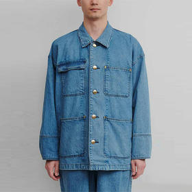 DIGAWEL Jean barn coat 宽松廓形水洗牛仔夹克外套