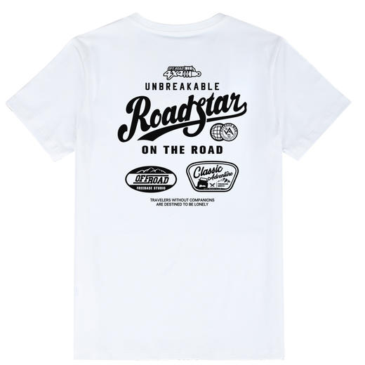 自由基地夏季新品公路越野标志风户外设计图案团队定制logo短袖t NMT-2227 商品图5