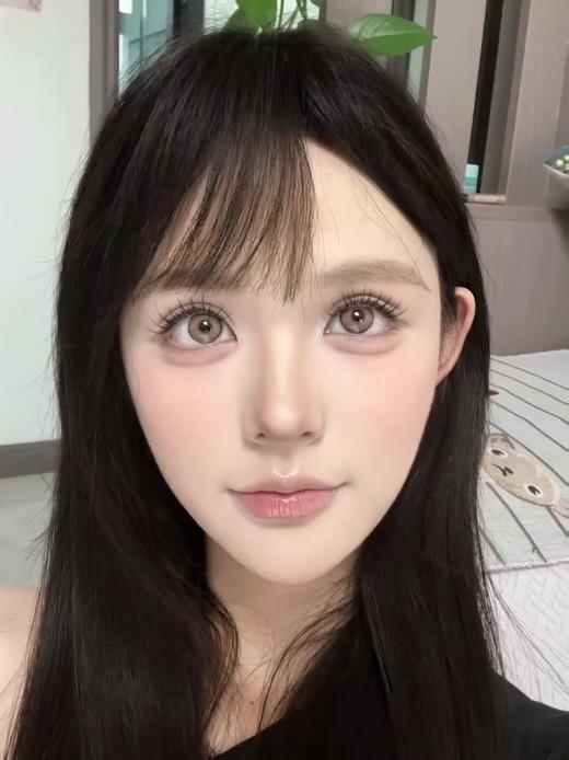 【中直径半年抛】LOVEIIKIRA-薄雾玫瑰 棕-14.2mm【半年抛 0-1000度 含有525/575】 商品图8