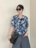 【高品质私服】【IC抗皱全棉印花布短袖花式上衣】绣球花印花，绽放艺术之美G1315-CC【无标出货 介意慎拍】 商品缩略图1