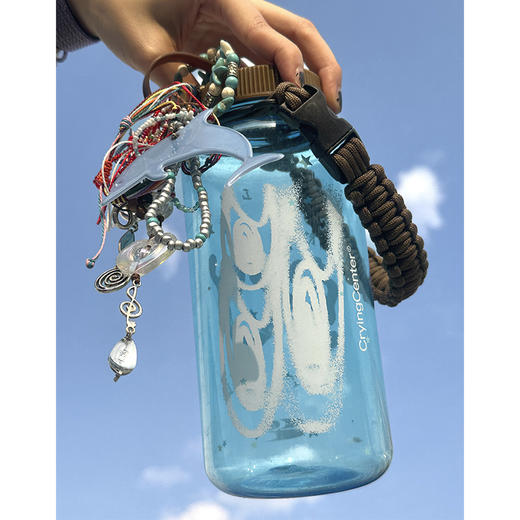 CryingCenter go挂件diy大容量运动水杯1000ml 哭喊中心 商品图0