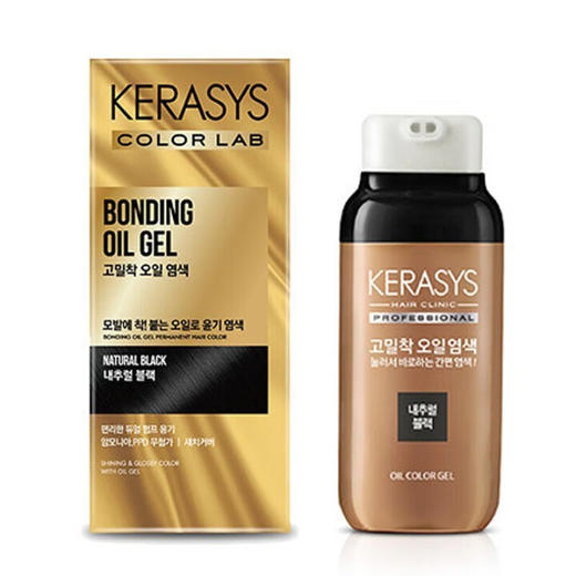 爱敬科娜洗丝炫彩持色染发剂自然黑250g/110350 适合较多白发一抹一按轻松染发 商品图0