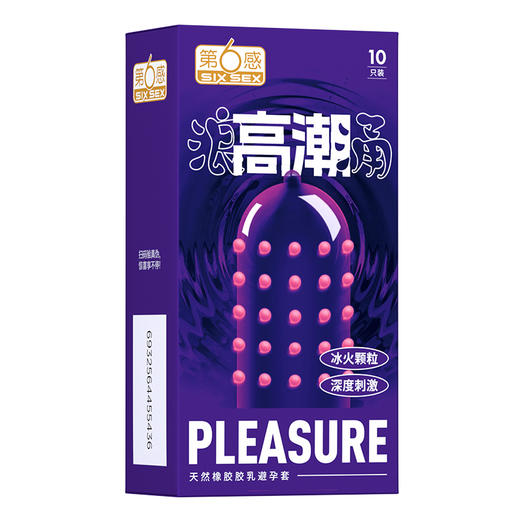 第六感 避孕套大颗粒螺纹情趣超薄安全套狼牙带刺套套成人用品情趣用品 【高潮囤货】浪高潮涌20只装 商品图4