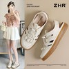 ZHR罗马凉鞋女夏季新款运动凉鞋小白鞋女休闲洞洞鞋女猪笼鞋 商品缩略图4