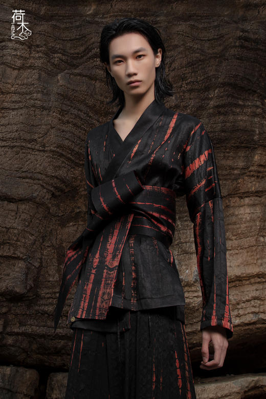 荷木HEMU丨朱栏·交领上衣 商品图3