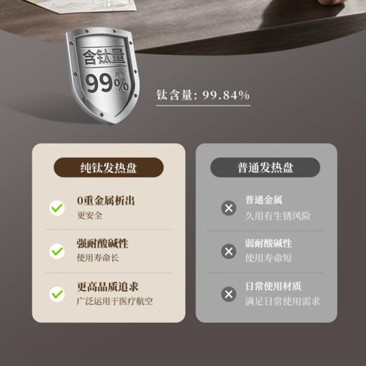 智蔚 小语.3.0纯钛高端萃煮壶 钛灰ZW-200 100OW/800ml 商品图2