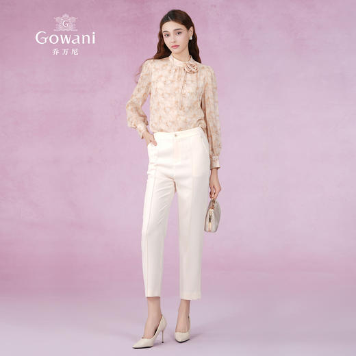 乔万尼裤子女新款爆款夏季薄款显瘦西装裤EM2F739 商品图3